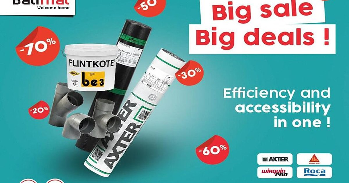 DISCOVER OUR BIG DEALS PROMO, OFFERING JAW-DROPPING DISCOUNTS OF UP TO 70% ON WIDE RANGE OF PRODUCTS