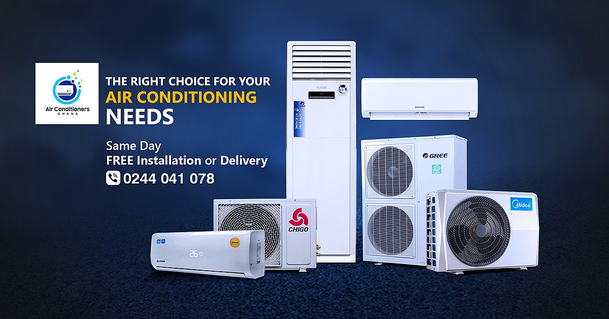 Enjoy Instant 3 X'mas Gift Promo with Air Conditioners Ghana 