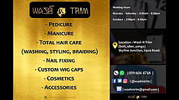 Wash n trim accra services