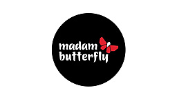Madam butterfly asian restaurant logo