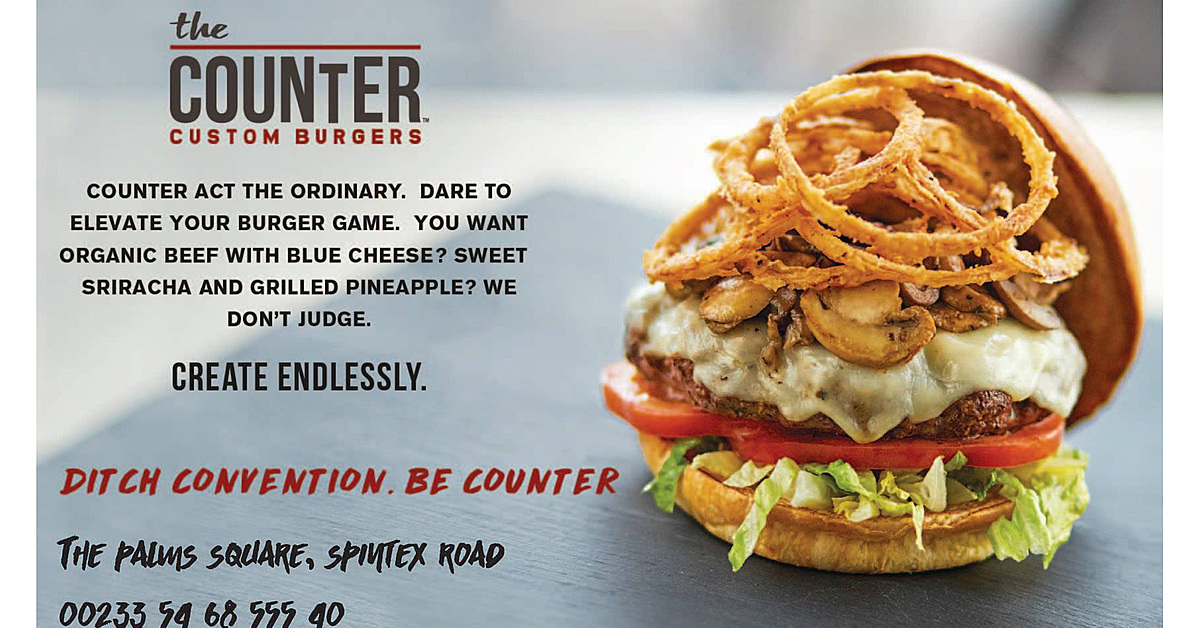 The counter custom burgers ghana