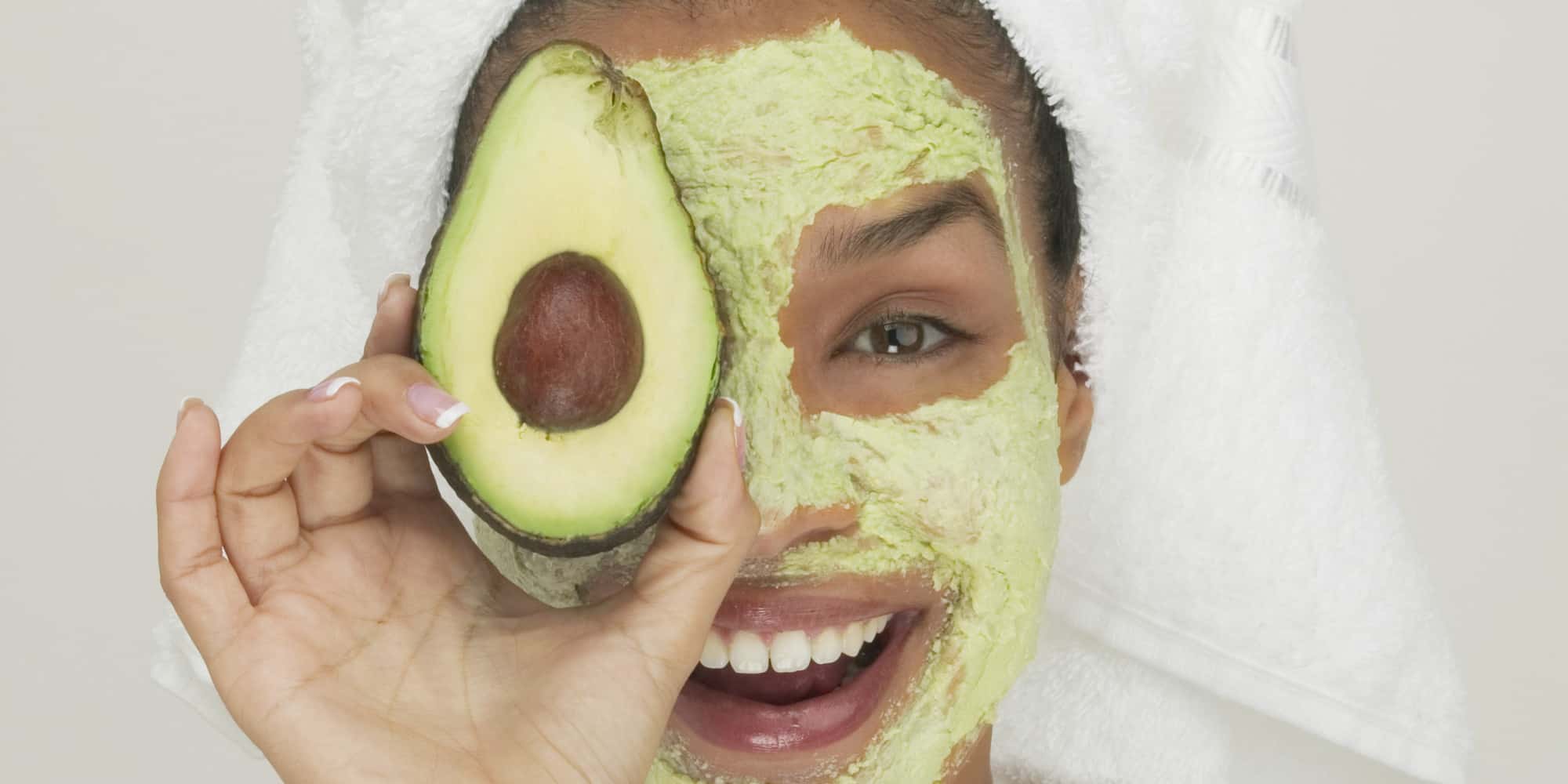Avocado and yogurt facial mask