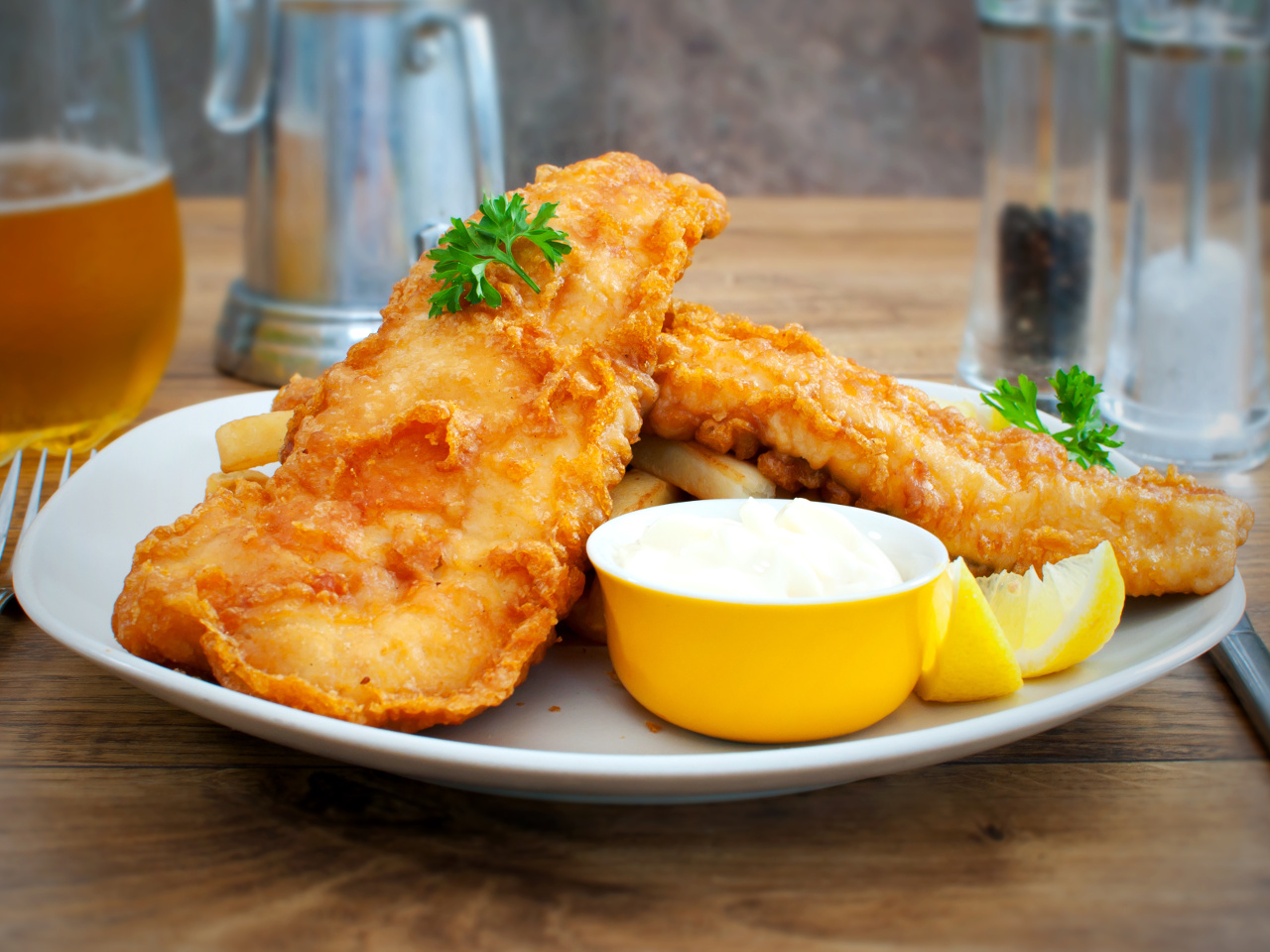 Beer battered fish