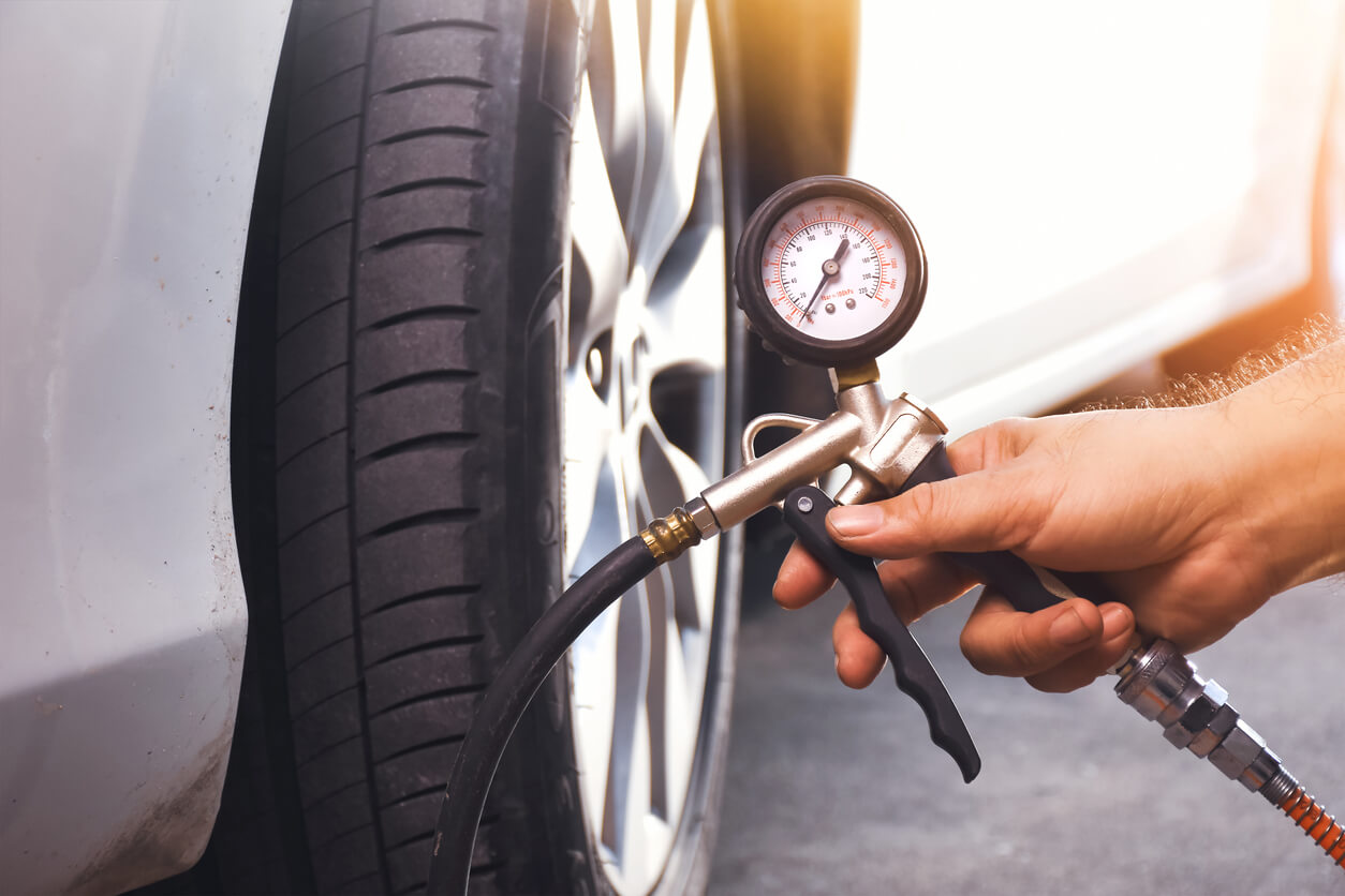 Check your tyre pressure