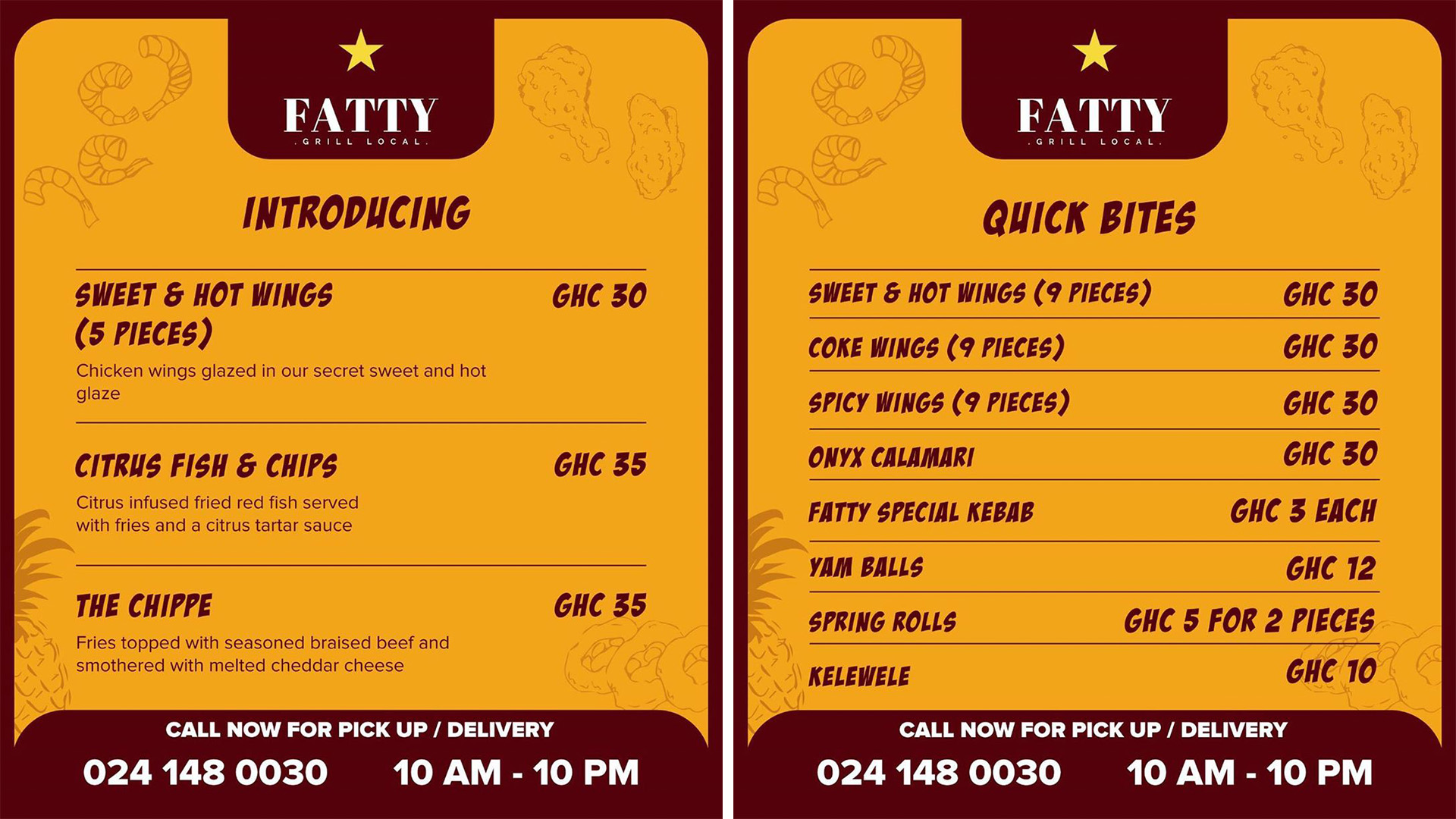 Fatty Grill Local Menu and Prices