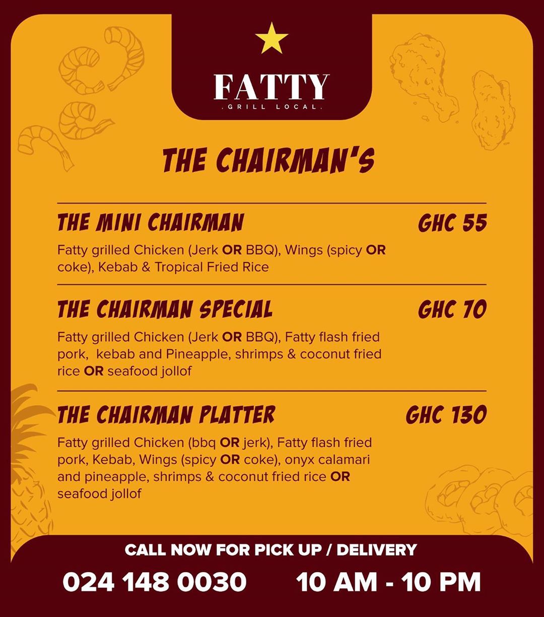 Fatty Grill Local Menu and Prices