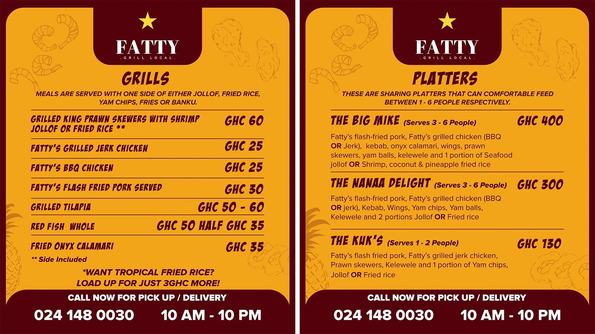 Fatty Grill Local Menu and Prices