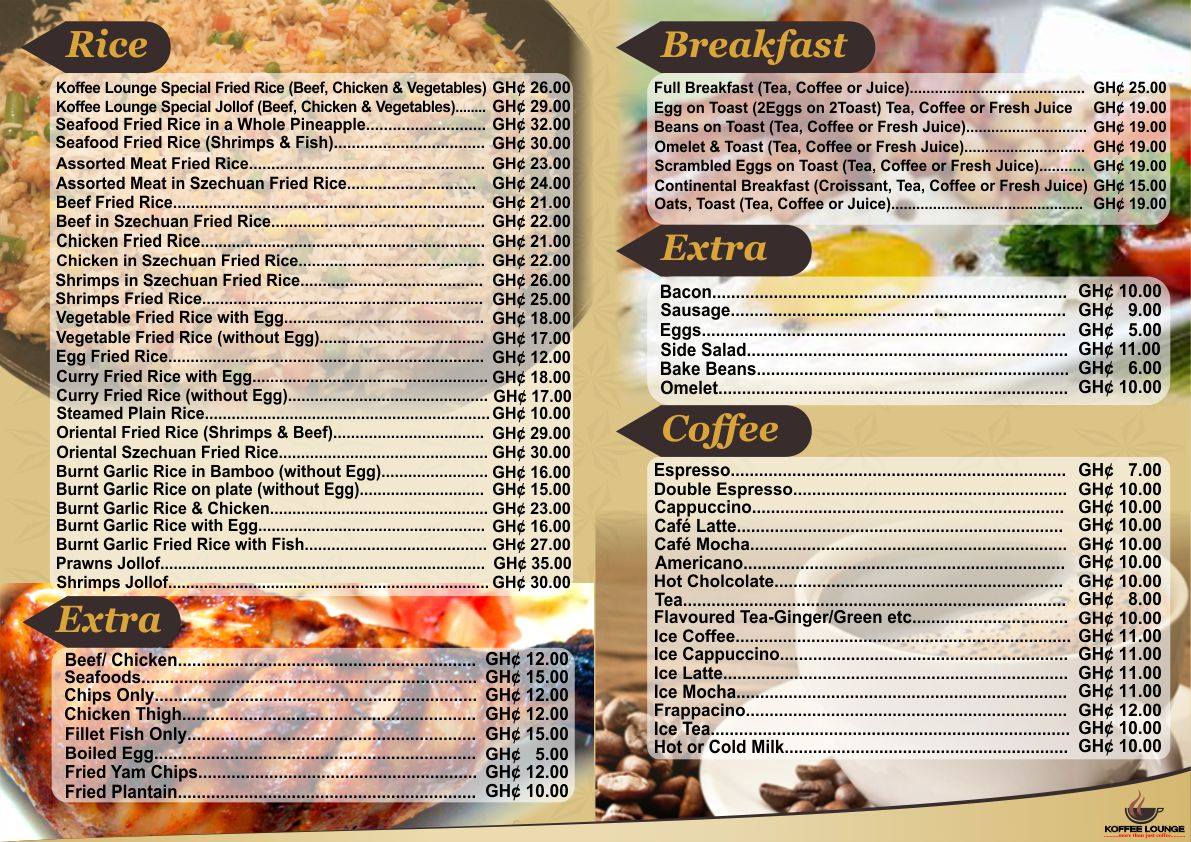Koffee Lounge Menu and Prices 3