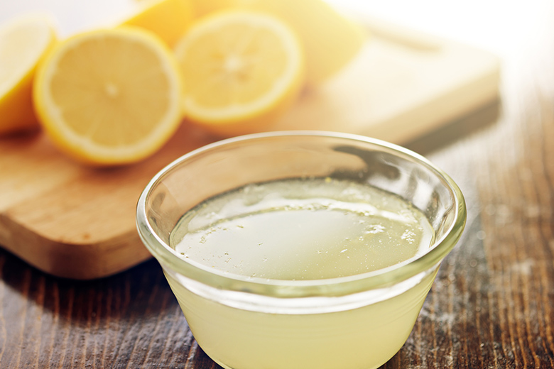 Lemon juice for hair loss