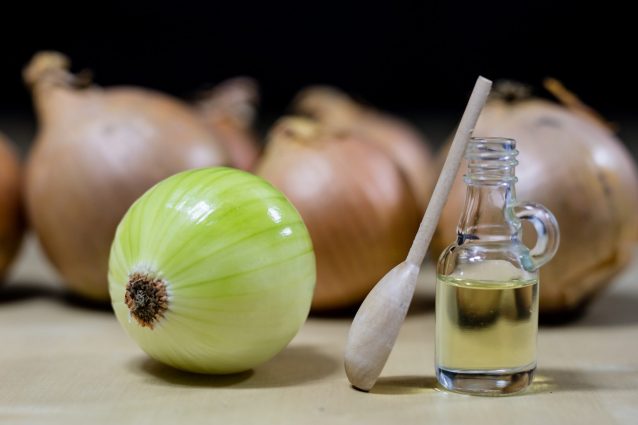 Onion juice for hair loss