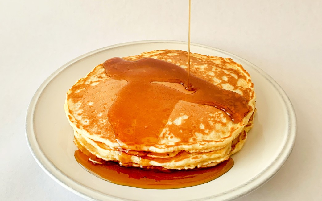 Pancake and honey