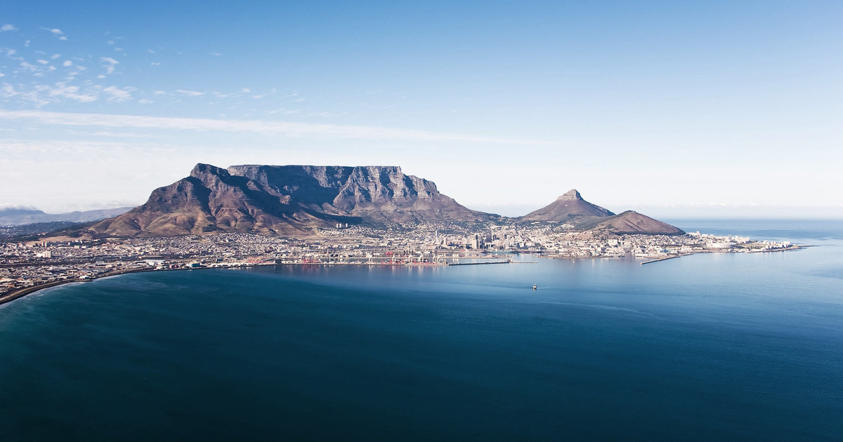 table mountain in south africa