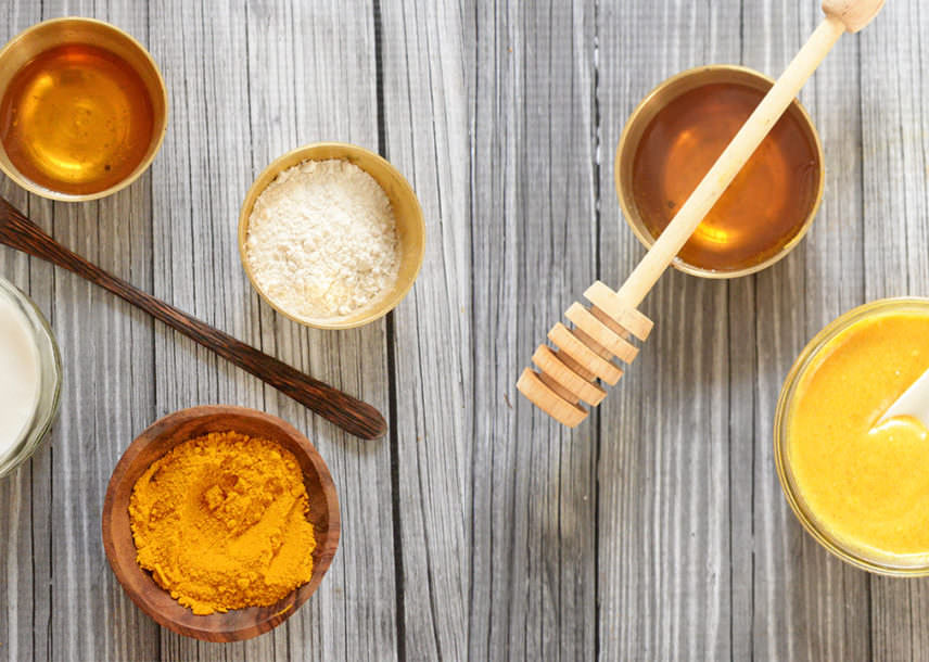 Turmeric homemade face mask